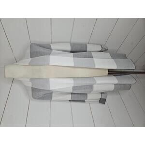 NWT Jillian Nicole medium grey & white cardigan sweater